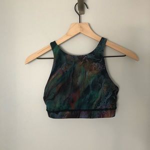 Lululemon Energy Bra High Neck Cosmic Shift Multi
